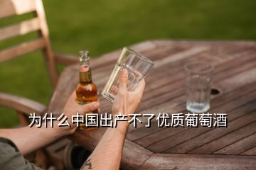 為什么中國出產(chǎn)不了優(yōu)質(zhì)葡萄酒