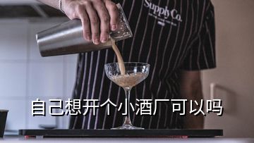 自己想開個(gè)小酒廠可以嗎