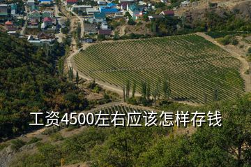 工資4500左右應(yīng)該怎樣存錢