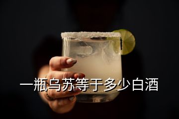 一瓶烏蘇等于多少白酒