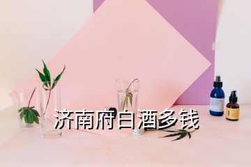 濟(jì)南府白酒多錢