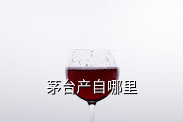 茅臺產自哪里