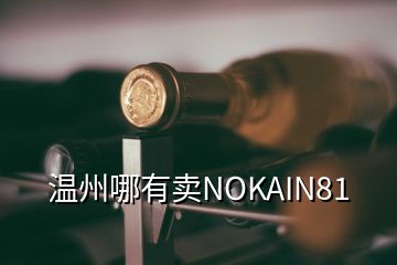 溫州哪有賣NOKAIN81