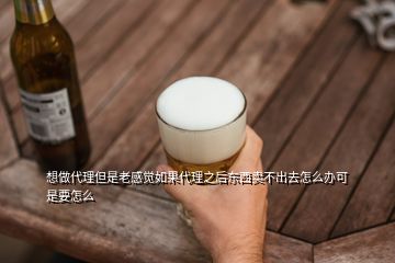 想做代理但是老感覺(jué)如果代理之后東西賣(mài)不出去怎么辦可是要怎么