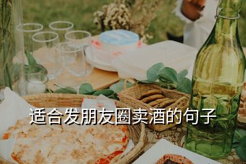 適合發(fā)朋友圈賣(mài)酒的句子