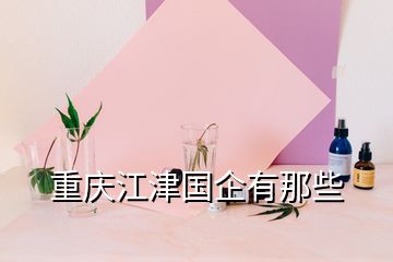 重慶江津國企有那些