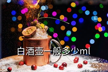 白酒壺一般多少ml