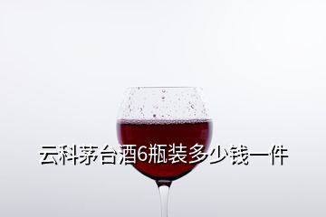 云科茅臺酒6瓶裝多少錢一件