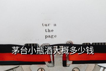 茅臺(tái)小瓶酒大概多少錢(qián)