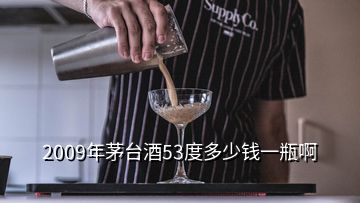 2009年茅臺酒53度多少錢一瓶啊