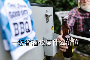 一壇香酒42度什么價位