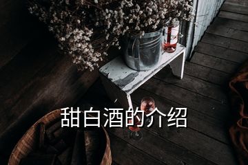 甜白酒的介紹