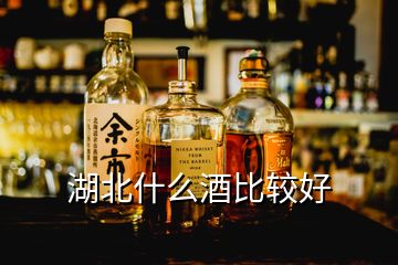 湖北什么酒比較好