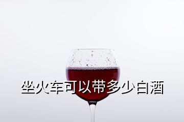 坐火車(chē)可以帶多少白酒