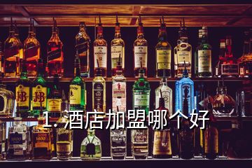 1. 酒店加盟哪個好