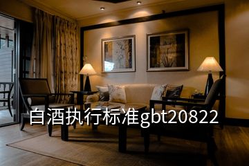 白酒執(zhí)行標(biāo)準gbt20822