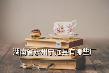 湖南省永州寧遠(yuǎn)縣有哪些廠