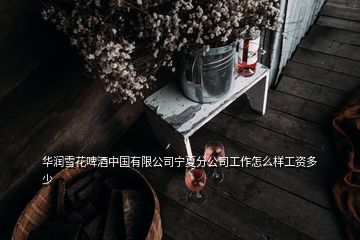 華潤(rùn)雪花啤酒中國(guó)有限公司寧夏分公司工作怎么樣工資多少