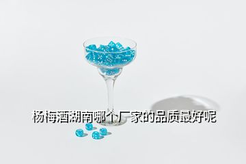 楊梅酒湖南哪個(gè)廠家的品質(zhì)最好呢