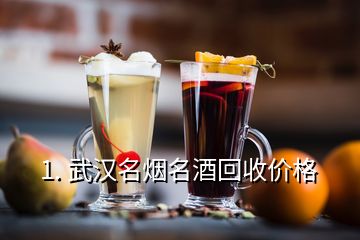 1. 武漢名煙名酒回收價(jià)格