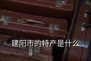 建陽市的特產是什么