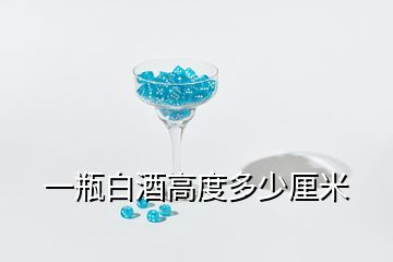 一瓶白酒高度多少厘米