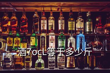 酒7ocL等于多少斤