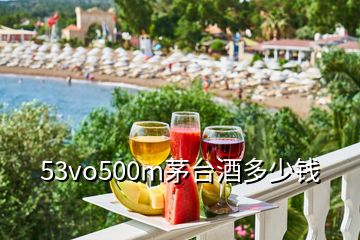 53vo500m茅臺(tái)酒多少錢