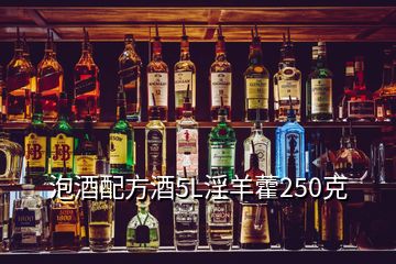 泡酒配方酒5L淫羊藿250克