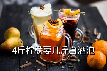 4斤檸檬要幾斤白酒泡