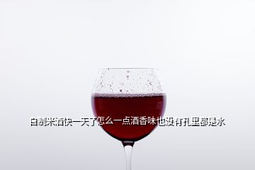 自制米酒快一天了怎么一點(diǎn)酒香味也沒有孔里都是水