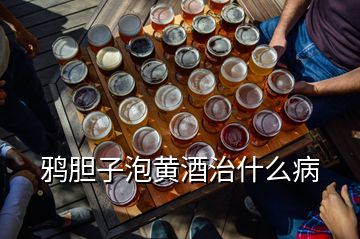 鴉膽子泡黃酒治什么病