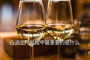 白酒生產(chǎn)過(guò)程中最重要的是什么