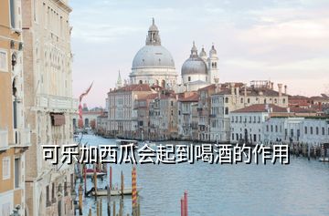 可樂加西瓜會起到喝酒的作用