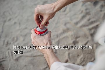 財(cái)務(wù)上單獨(dú)核算了包裝物的押金未超過(guò)1年請(qǐng)問(wèn)銷(xiāo)項(xiàng)稅如何計(jì)算