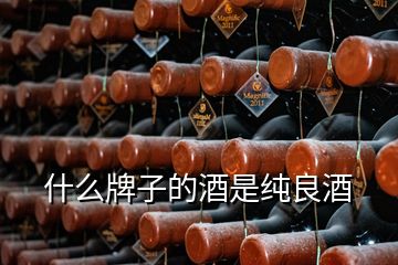 什么牌子的酒是純良酒