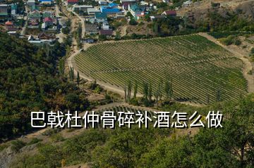 巴戟杜仲骨碎補(bǔ)酒怎么做