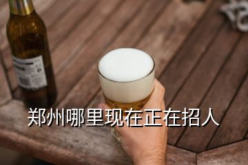 鄭州哪里現(xiàn)在正在招人