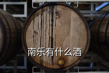 南樂(lè)有什么酒