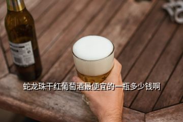 蛇龍珠干紅葡萄酒最便宜的一瓶多少錢啊