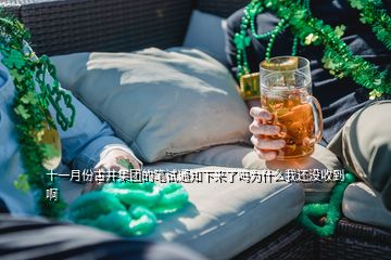 十一月份古井集團的筆試通知下來了嗎為什么我還沒收到啊