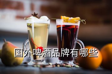 國外啤酒品牌有哪些