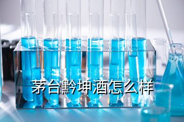 茅臺黔坤酒怎么樣