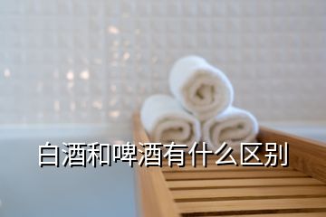 白酒和啤酒有什么區(qū)別