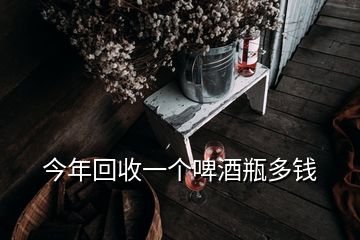 今年回收一個啤酒瓶多錢