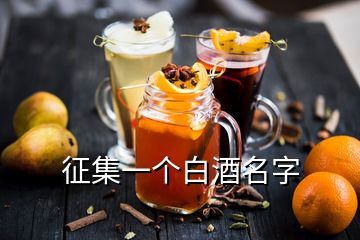 征集一個(gè)白酒名字