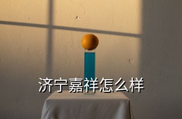 濟寧嘉祥怎么樣