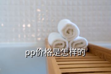 pp價格是怎樣的