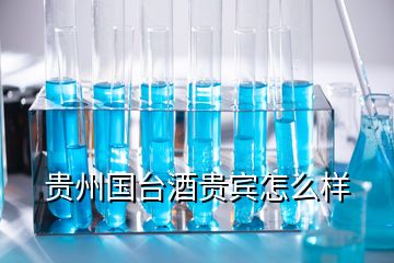 貴州國臺酒貴賓怎么樣