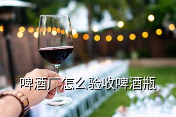 啤酒廠怎么驗收啤酒瓶